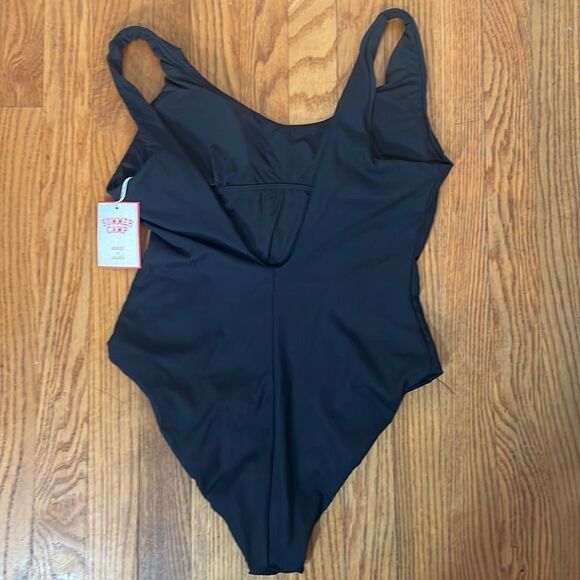 Andie The Ibiza One Piece Rib Swimsuit Black size M NWT - Picture 4 of 7